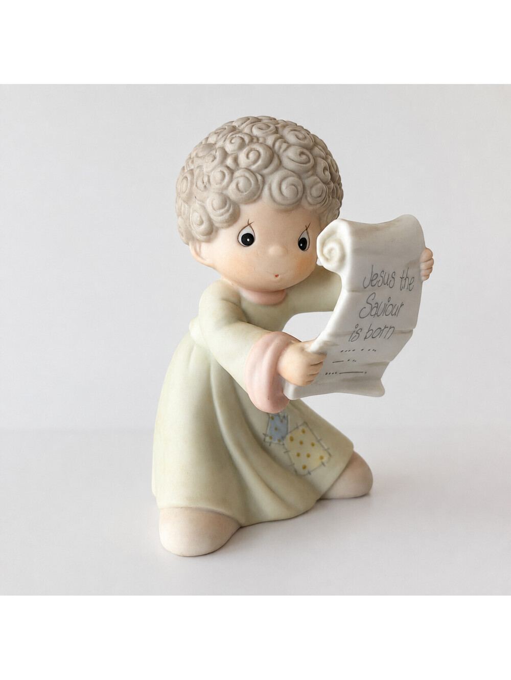 Precious Moments Have I Got News For You 1987 Enesco Nativity Figurine 105635